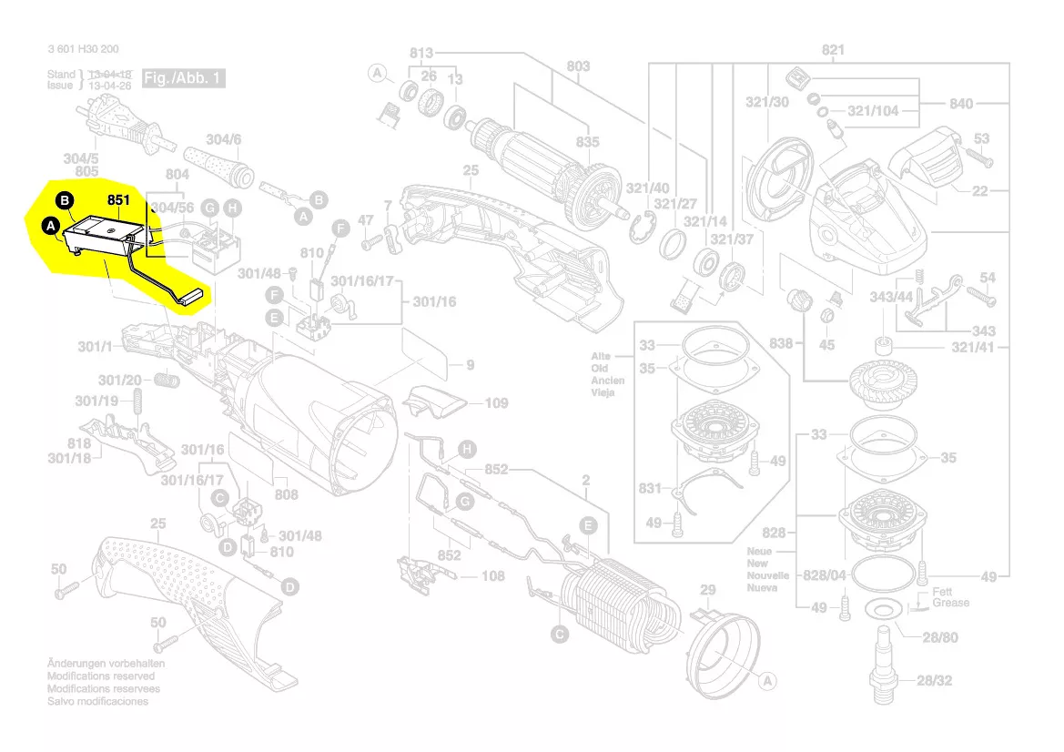 Variateur de vitesse réf. 1 607 233 234 Bosch